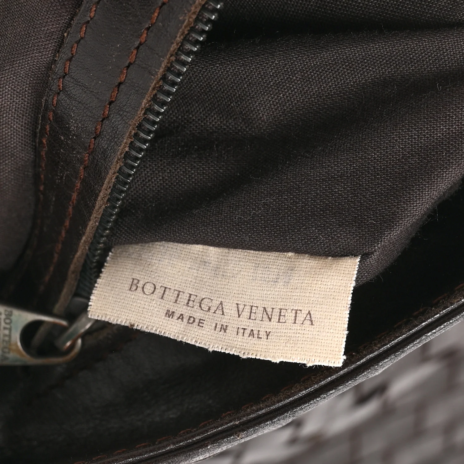 Nappa Intrecciato VN Crossbody Messenger Bag Brown
