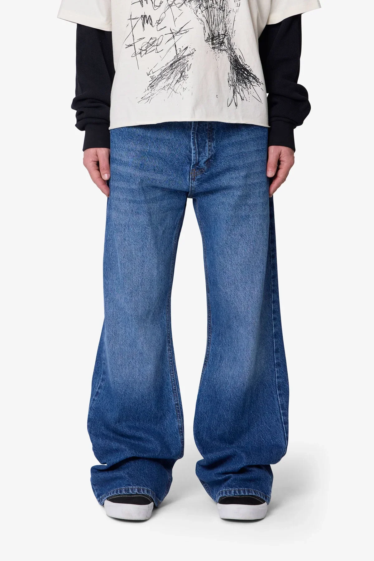 Kick Flare Denim - Blue