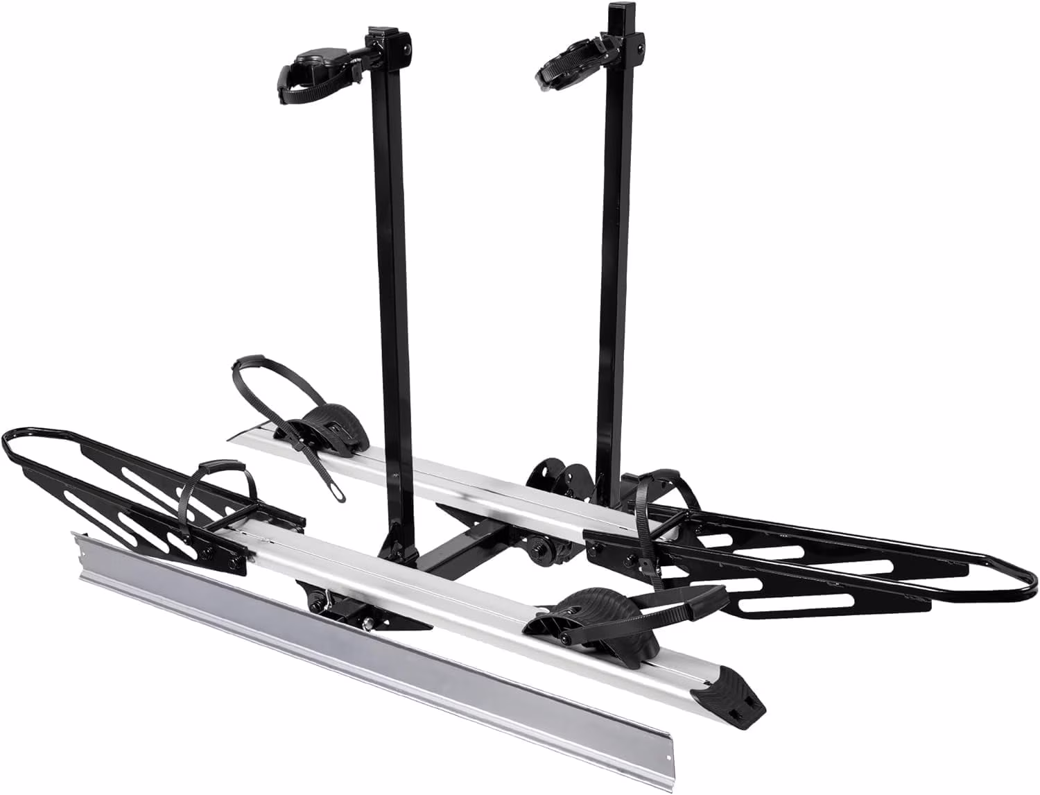 Electric Ebike Rack, 200lb Capacity, Alloy Steel Hitch Mount, Fits 5-Inch Fat Tire Bikes, 2-Inch Receiver(2 Bike Rack/200lbs, Fits up to 58'' Wheelbase) - Image 3
