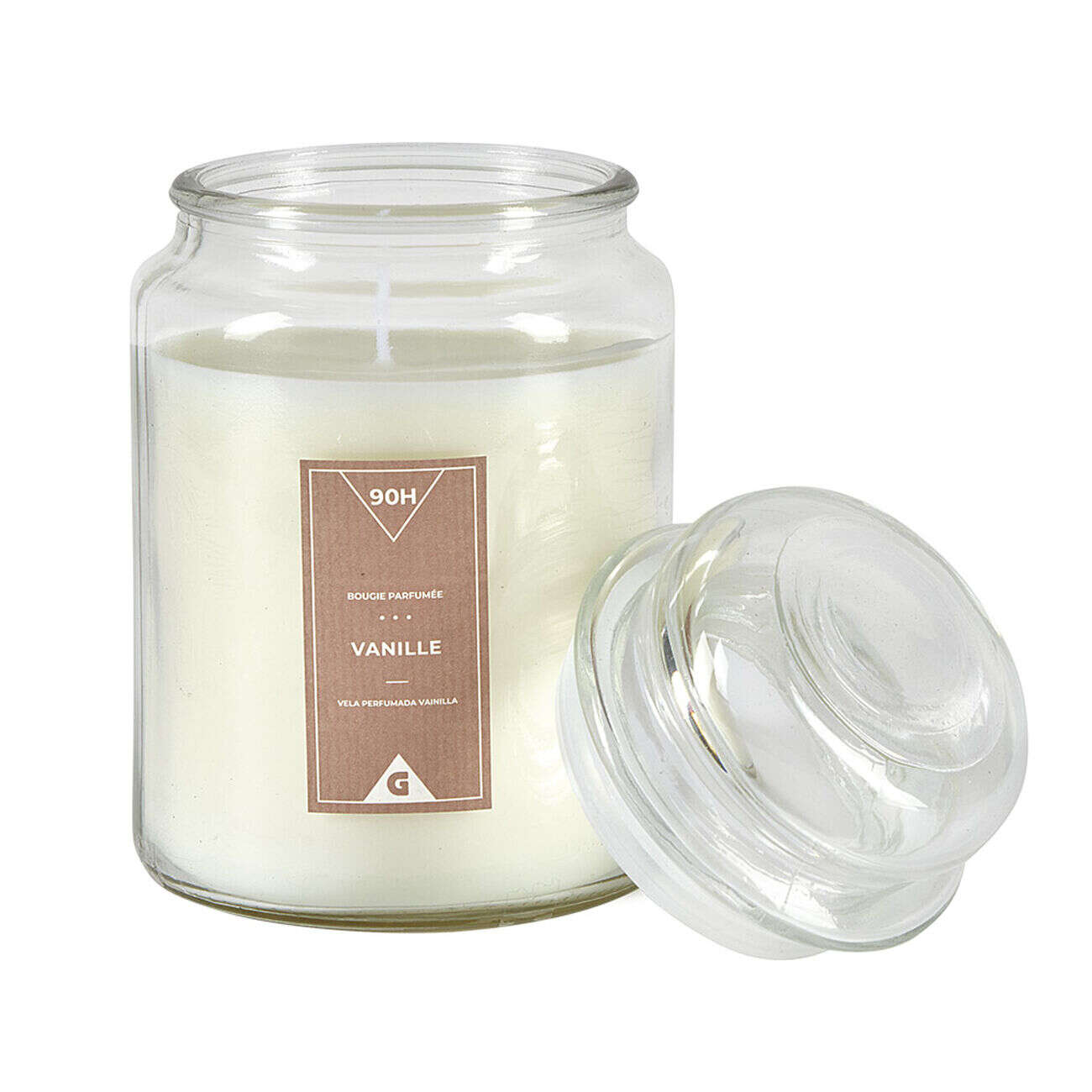 Bougie parfumée dans Bonbonnière senteur cupcake Vanille Ivoire