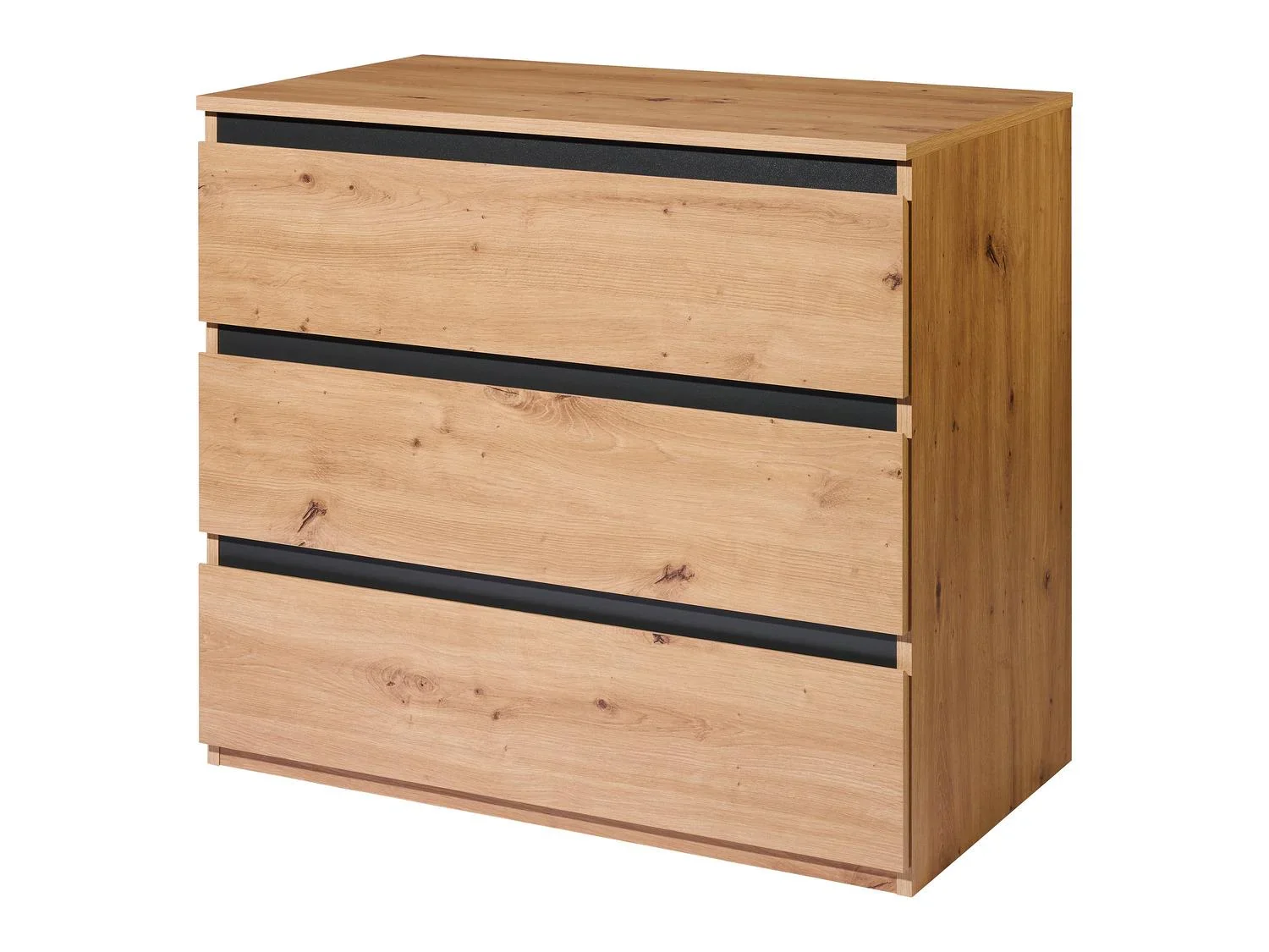 LIVARNO home Commode Genve, 80 x 78 x 48 cm, imitation chne