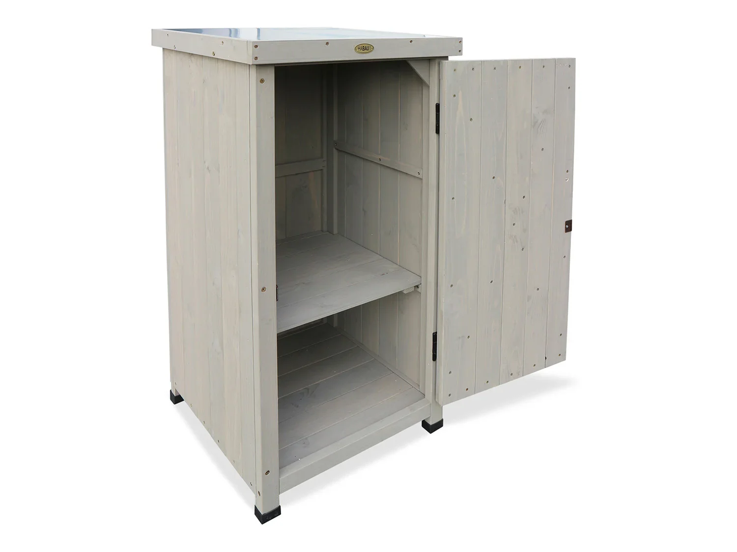 HABAU Armoire de jardin Kompakt, 45 x 45 x 91 cm, gris