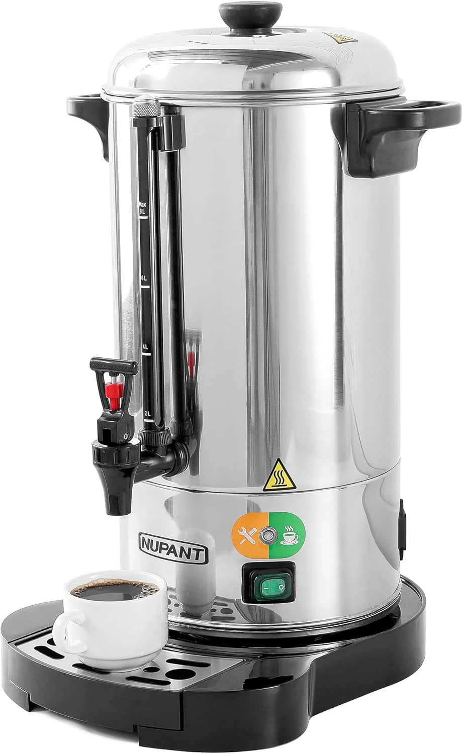 Cafetière professionnelle 100 tasses, 15 L, acier inoxydable 304