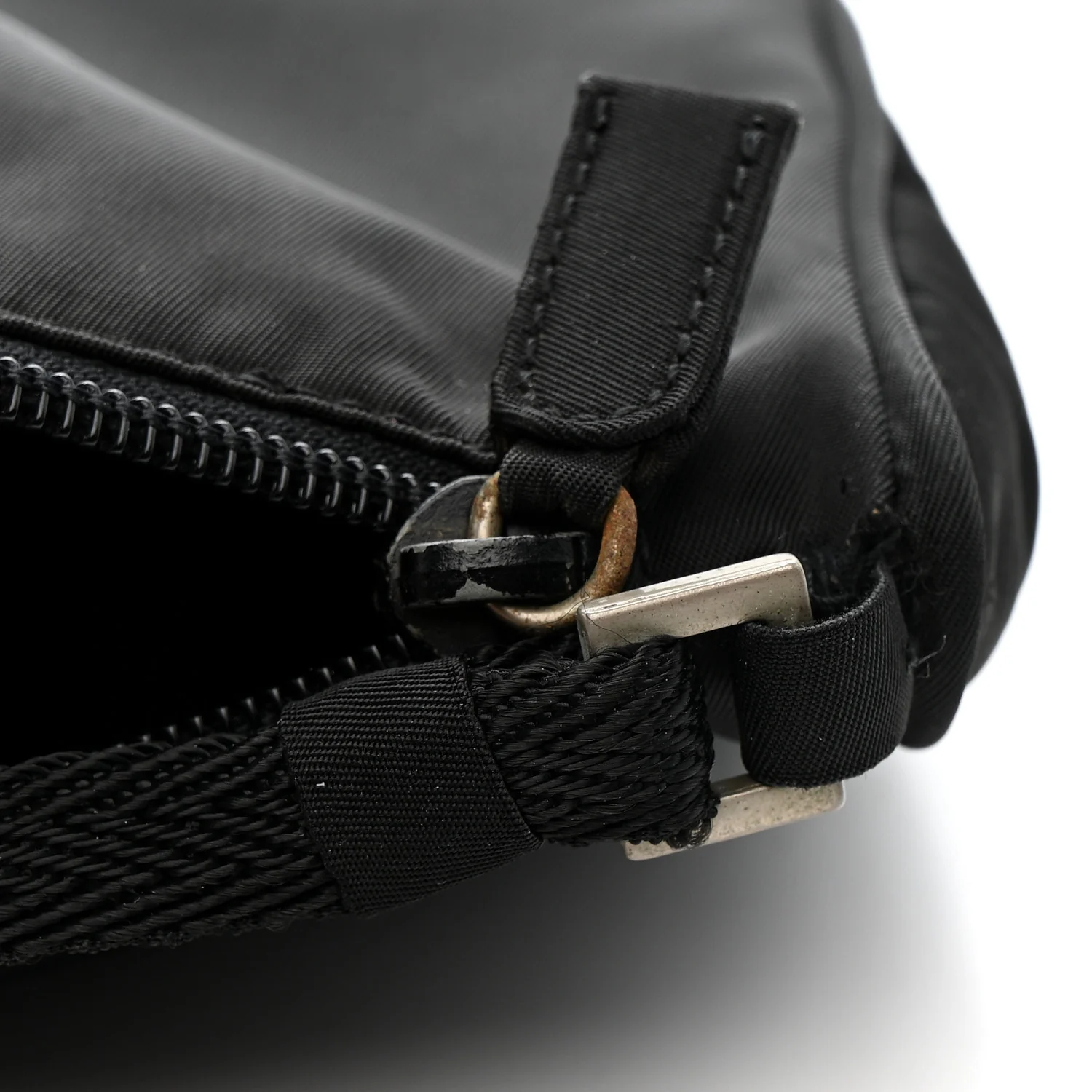 Tessuto Nylon Pochette Bag Black