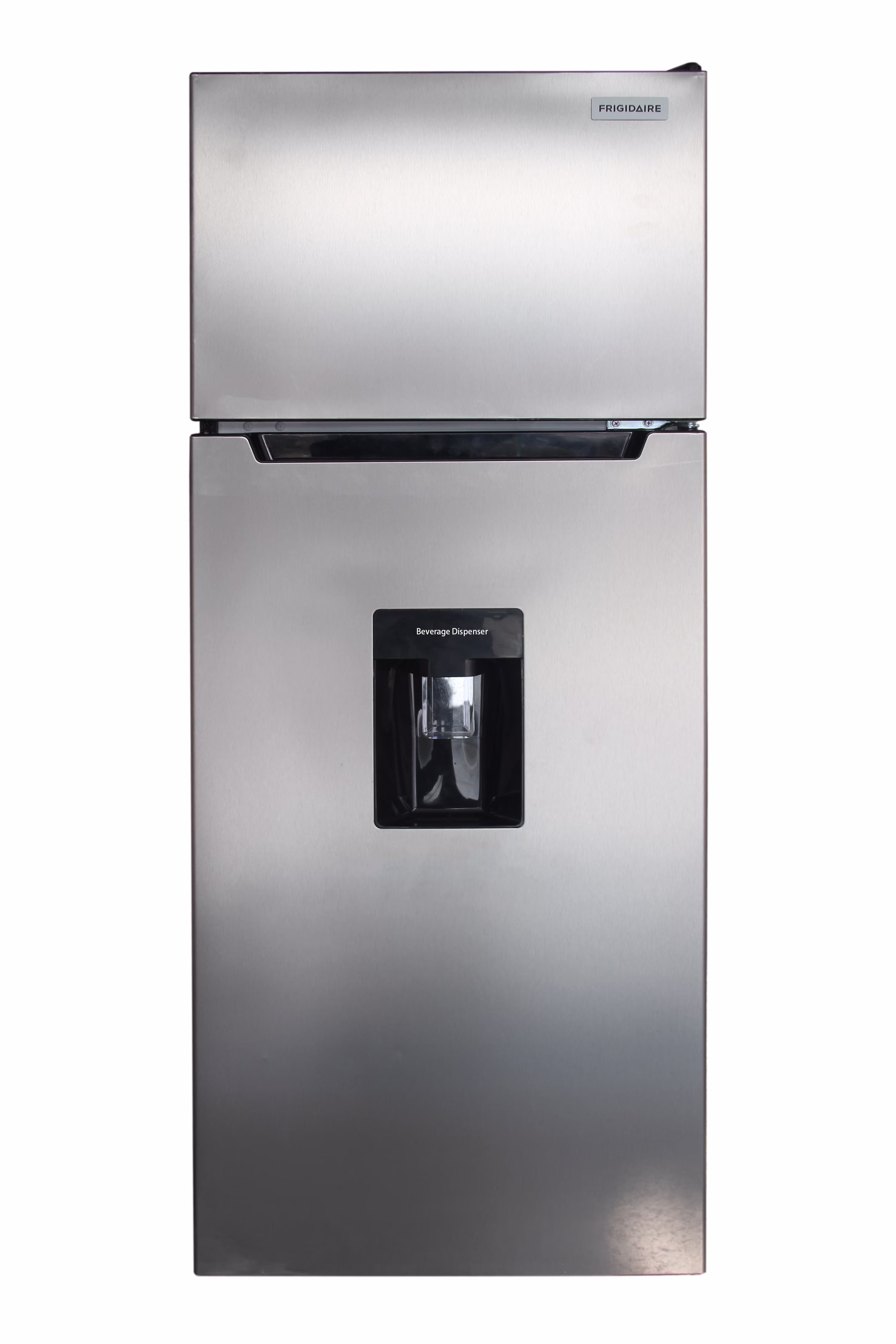 7.3 Cu. Ft. Top Mount Refrigerator, Integrated Beverage Dispenser,Platinum