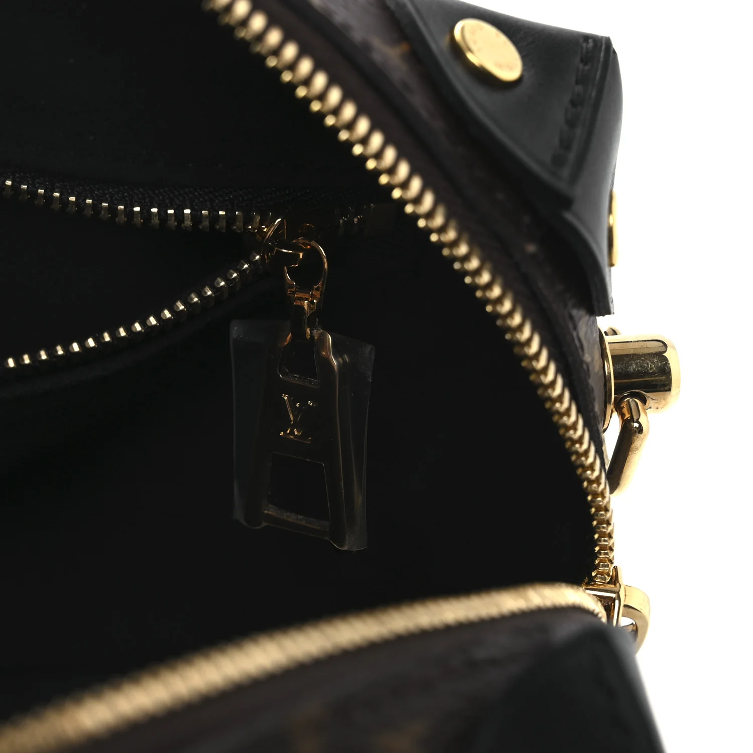 Monogram Petite Malle Souple Black