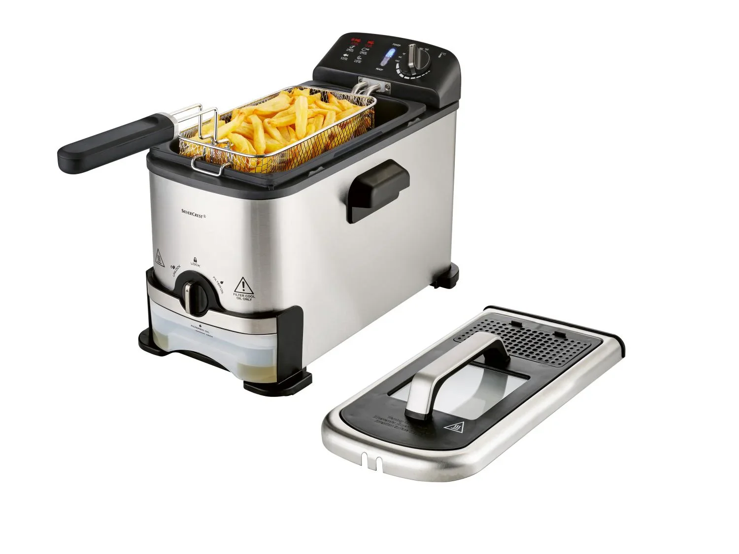 SILVERCREST KITCHEN TOOLS Friteuse en acier inoxydable