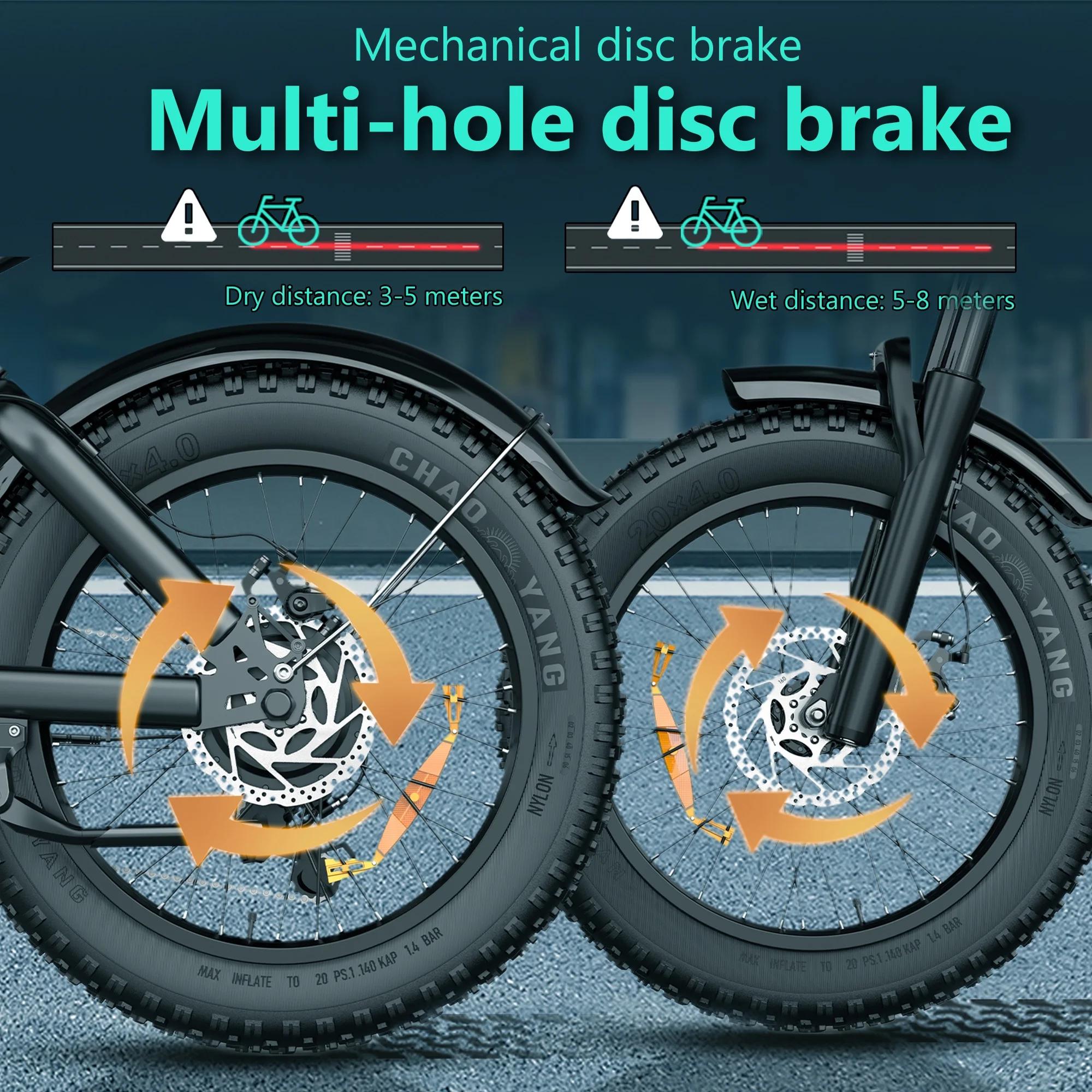 Hikeep 1500W Peak Electric Bike, 20