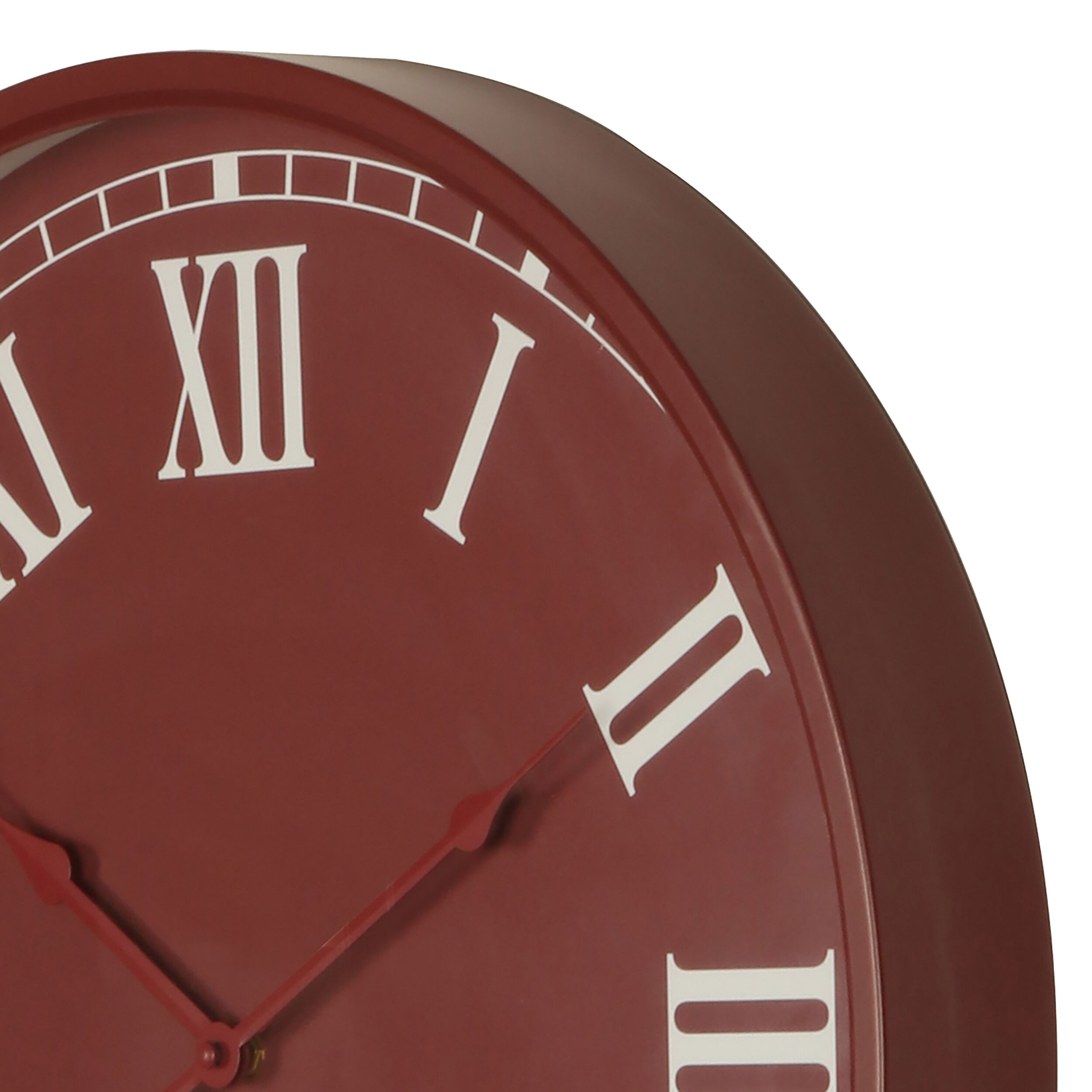 Spectrum Wall Clock Dark Rouge 50cm