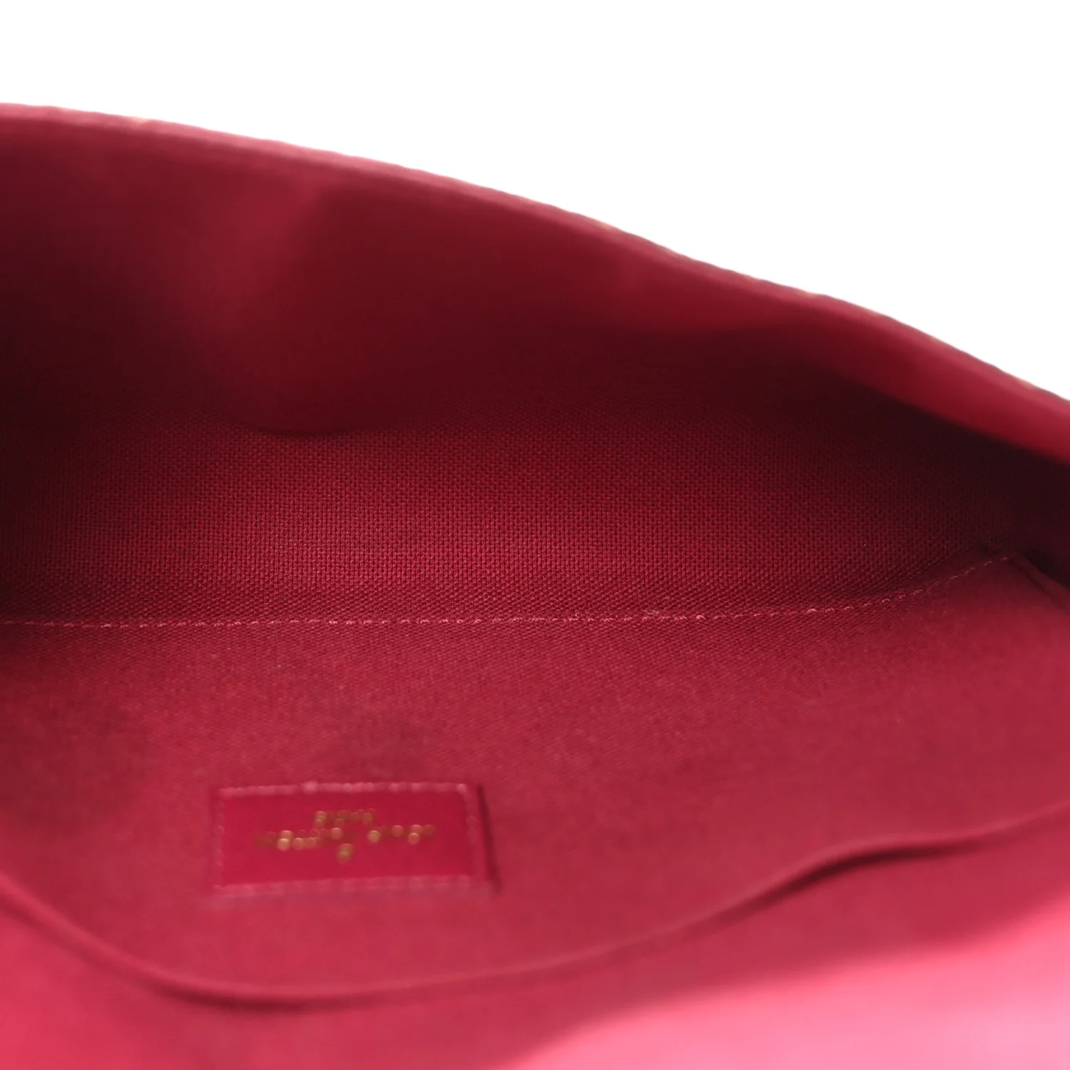 Monogram Pochette Felicie Chain Wallet Fuchsia