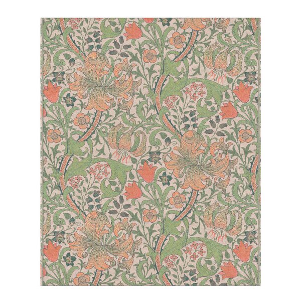 William Morris Golden lily pledd 140x170 cm gul