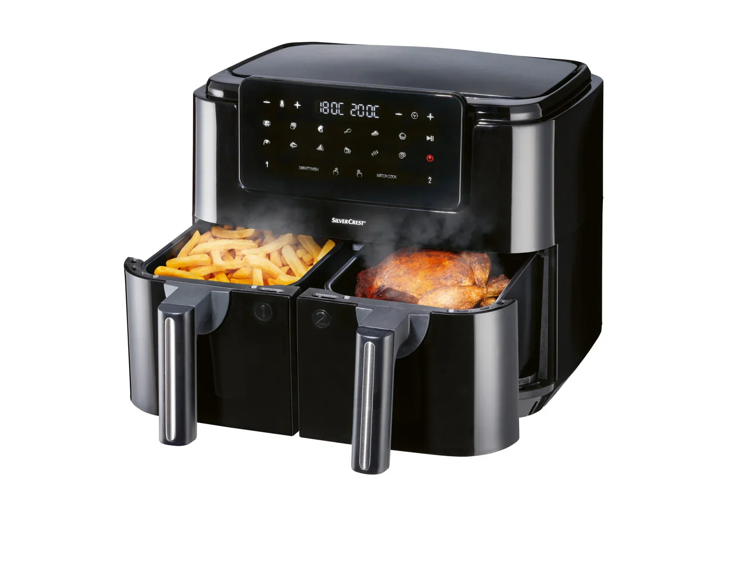 SILVERCREST KITCHEN TOOLS Airfryer double zone A1 SHLFDD 2400, 2200-2600 W