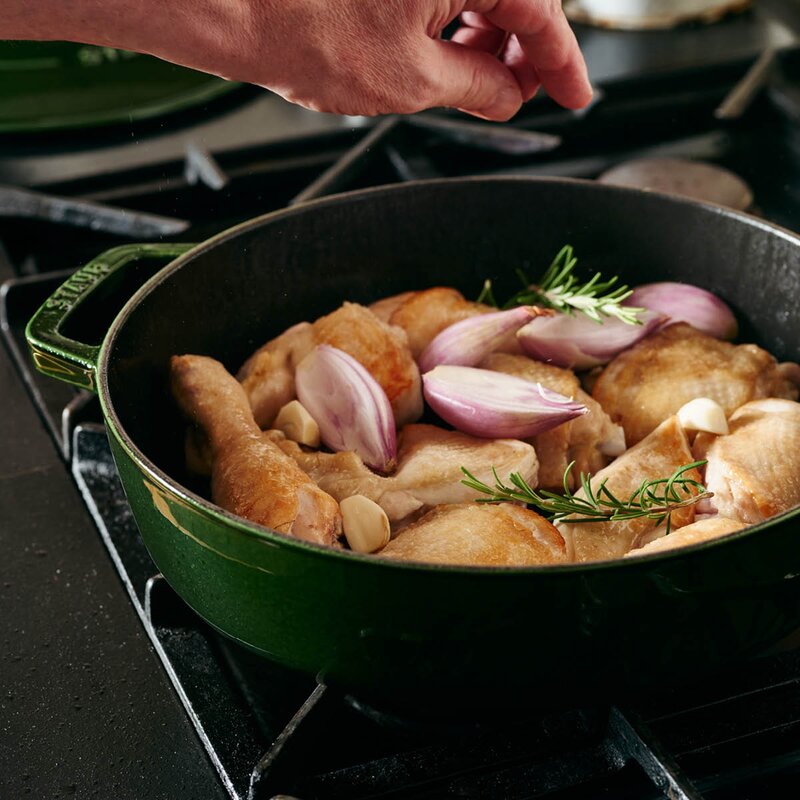 Chistera sauté-traktørpanne 28 cm grønn