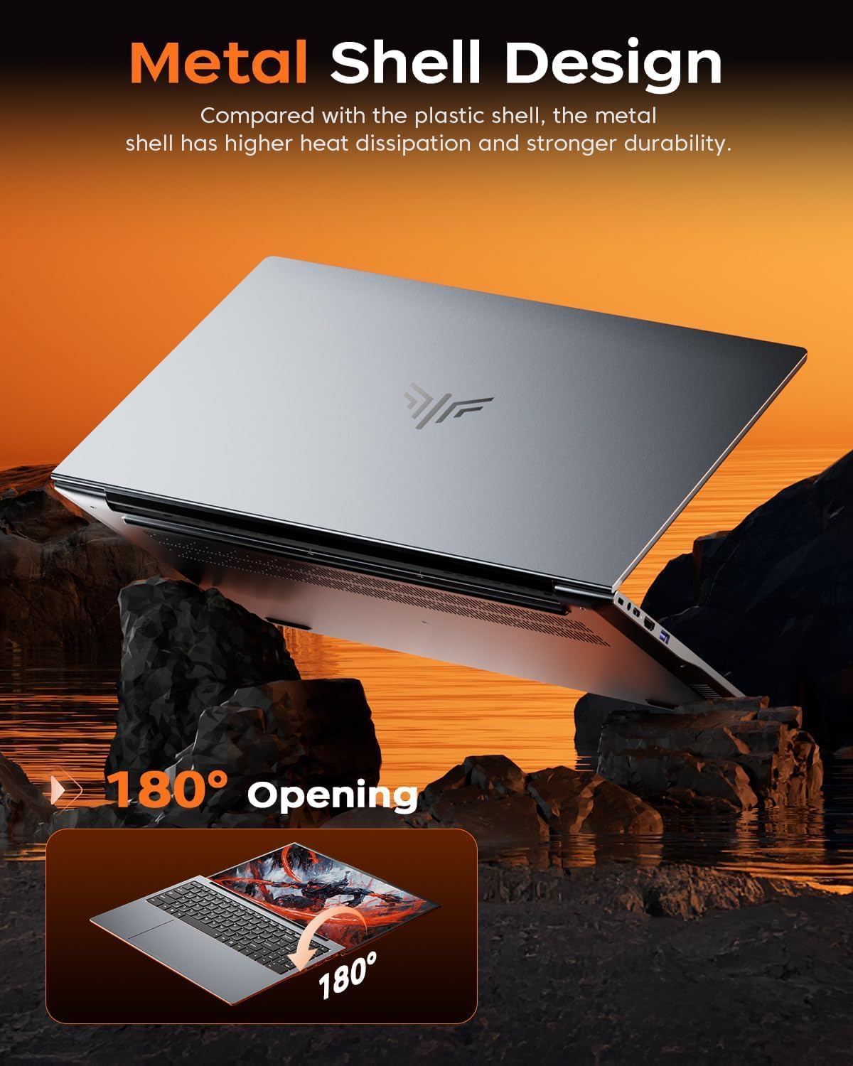 Gaming Laptop  16.0inch Laptop Computer with AMD Ryzen 7 5825U(8C/16T  Up to 4.5GHz)  16GB RAM 512GB NVMe SSD Windows 11 Laptop  Radeon RX Vega 8 Graphics WiFi 6  Backlit KB
