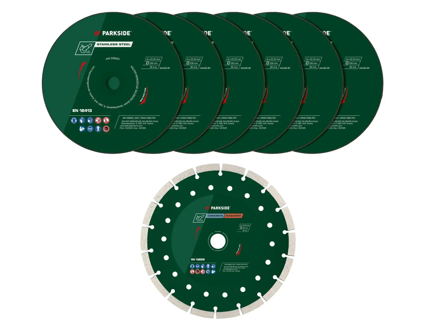 PARKSIDE Disque(s)  trononner,  230 mm