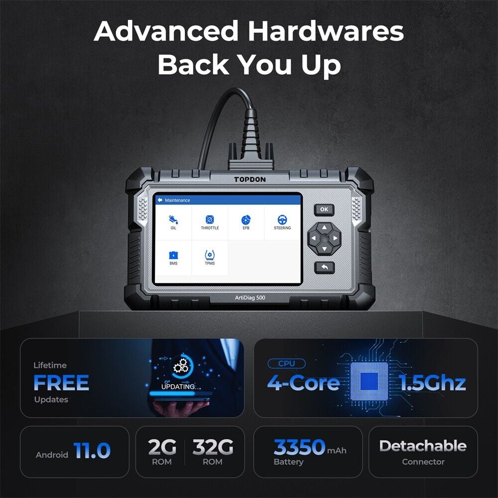 OBD2 Scanner ArtiDiag500 Car Diagnostic Scanner Engine ABS SRS Transmission CAN Diagnostic Full OBD2 Test - Image 5