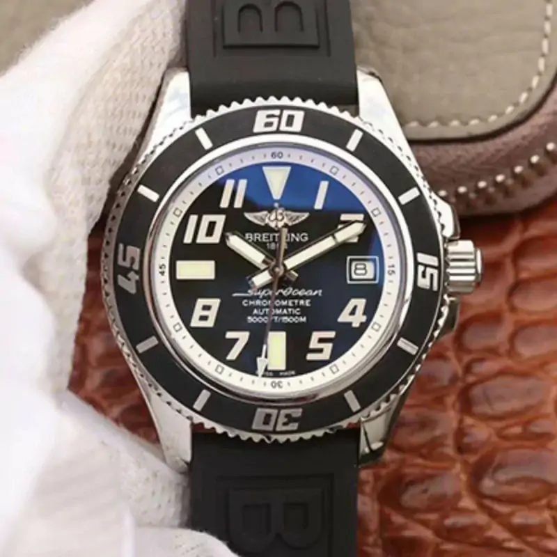 Breitling Superocean 42 Abyss White A1736402 / BA29 ZF Factory Black Dial