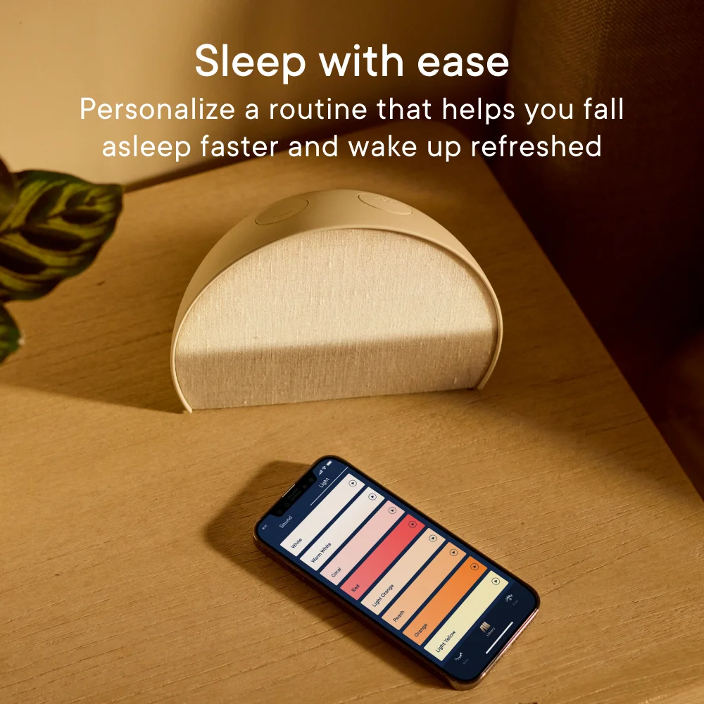Restore 2 Sunrise Alarm Clock, Sound Machine, Smart Light (Putty) �?Your Bedside Sleep Guide, White Noise, Custom Sleep Routines, Dimmable Clock, Deep Sleep, Gentle Alarm, Wake Up Rested(Putty) - Image 8