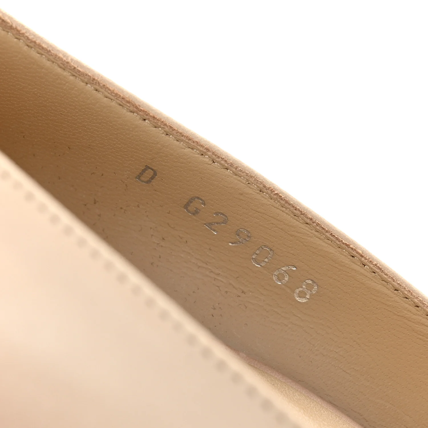 Calfskin CC Cap Toe Platform Chain Pumps 39 Beige Black