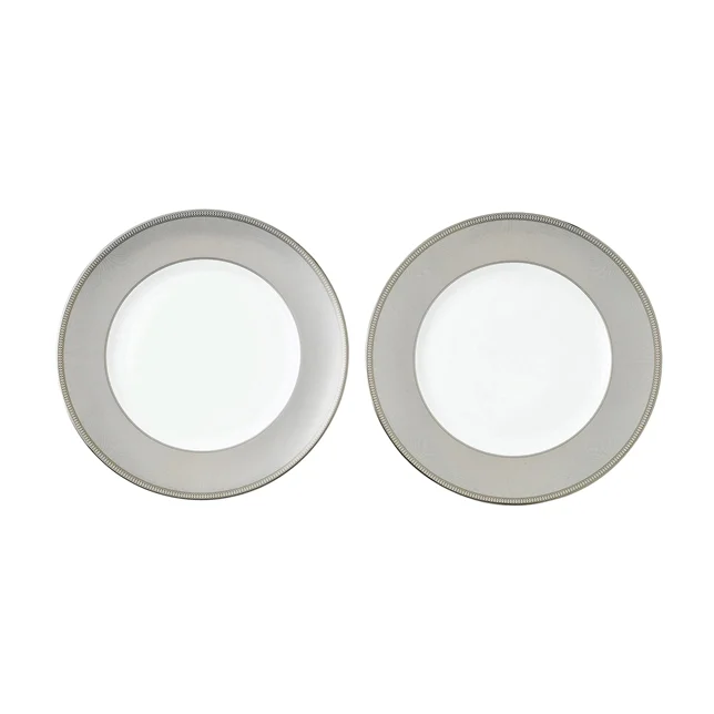 Winter White Plate, Set of Two