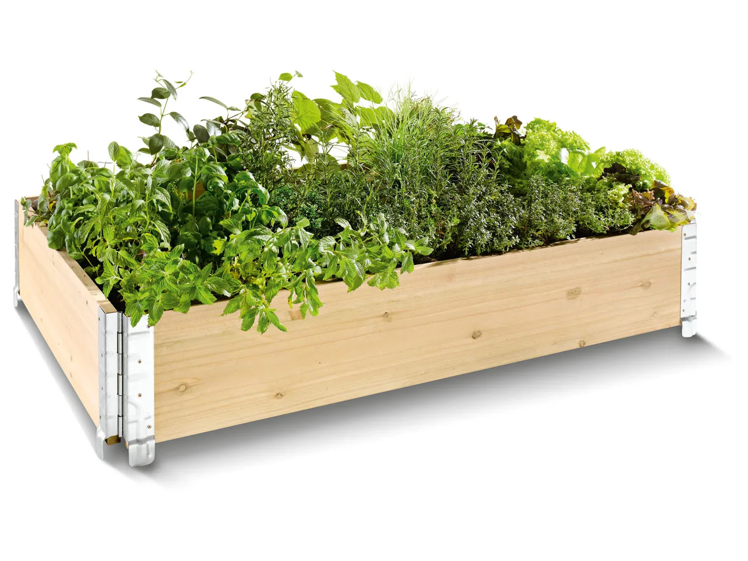 PARKSIDE Carr potager, empilable, 120 x 20 x 80 cm