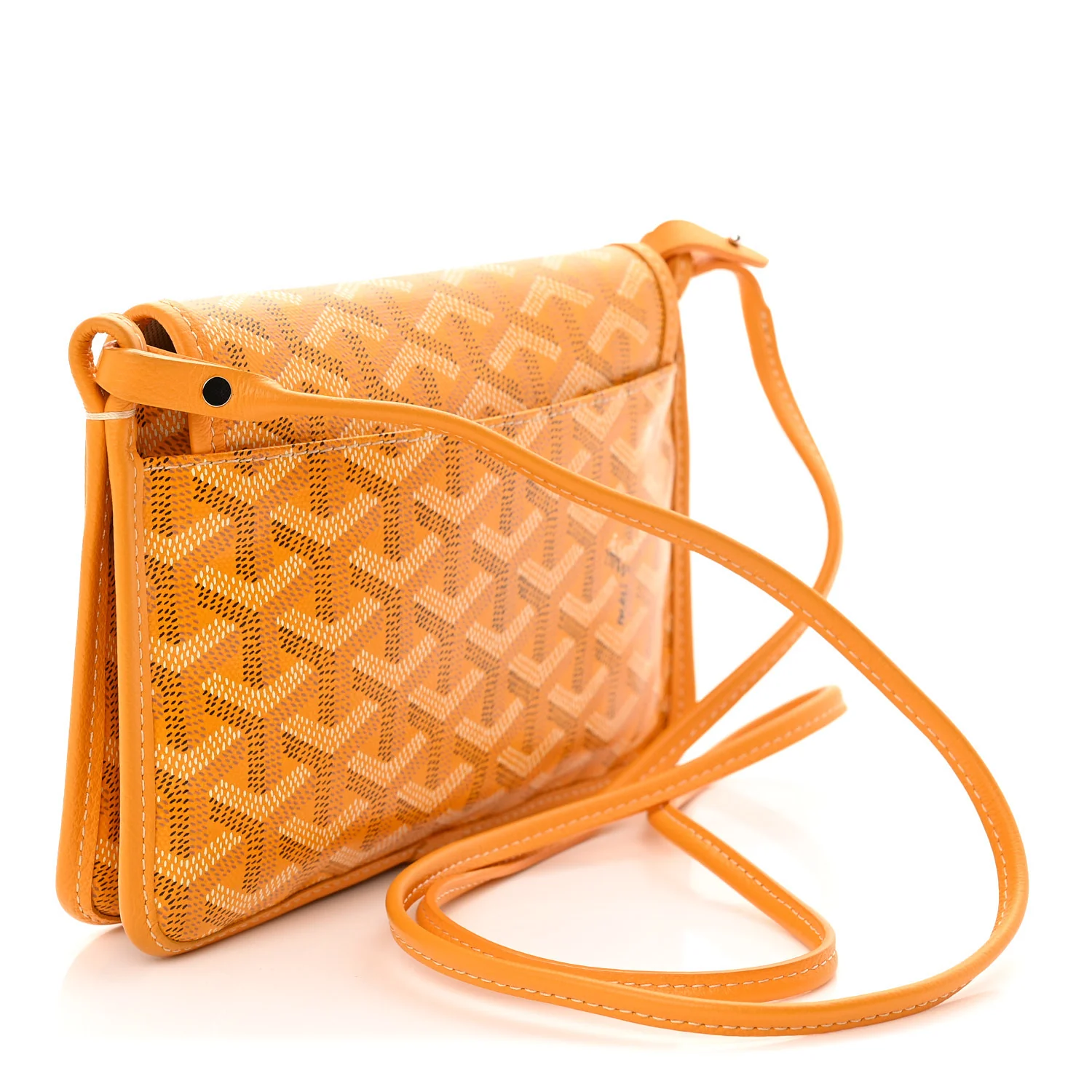 Goyardine Plumet Wallet Clutch Yellow