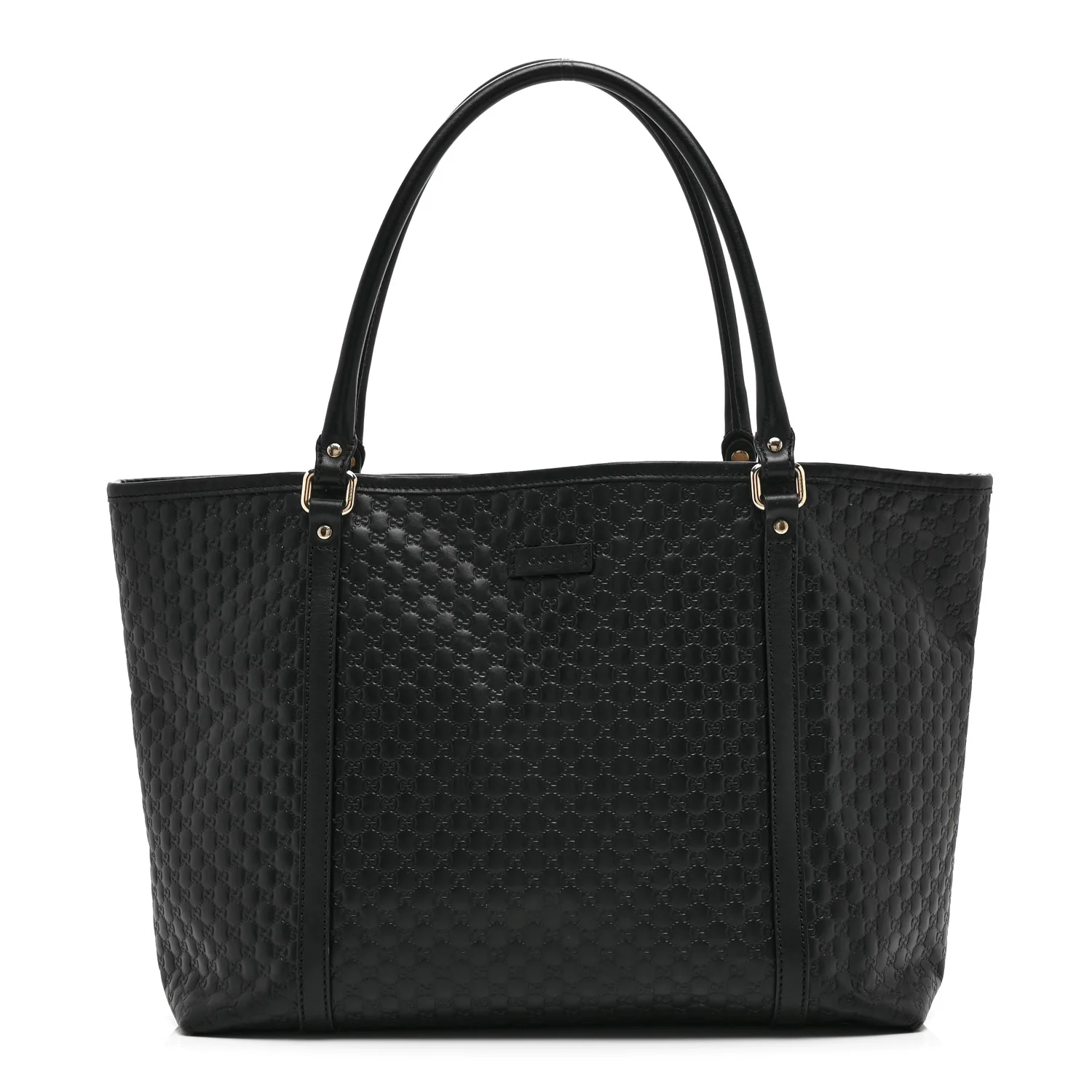 Microguccissima Medium Joy Tote Black