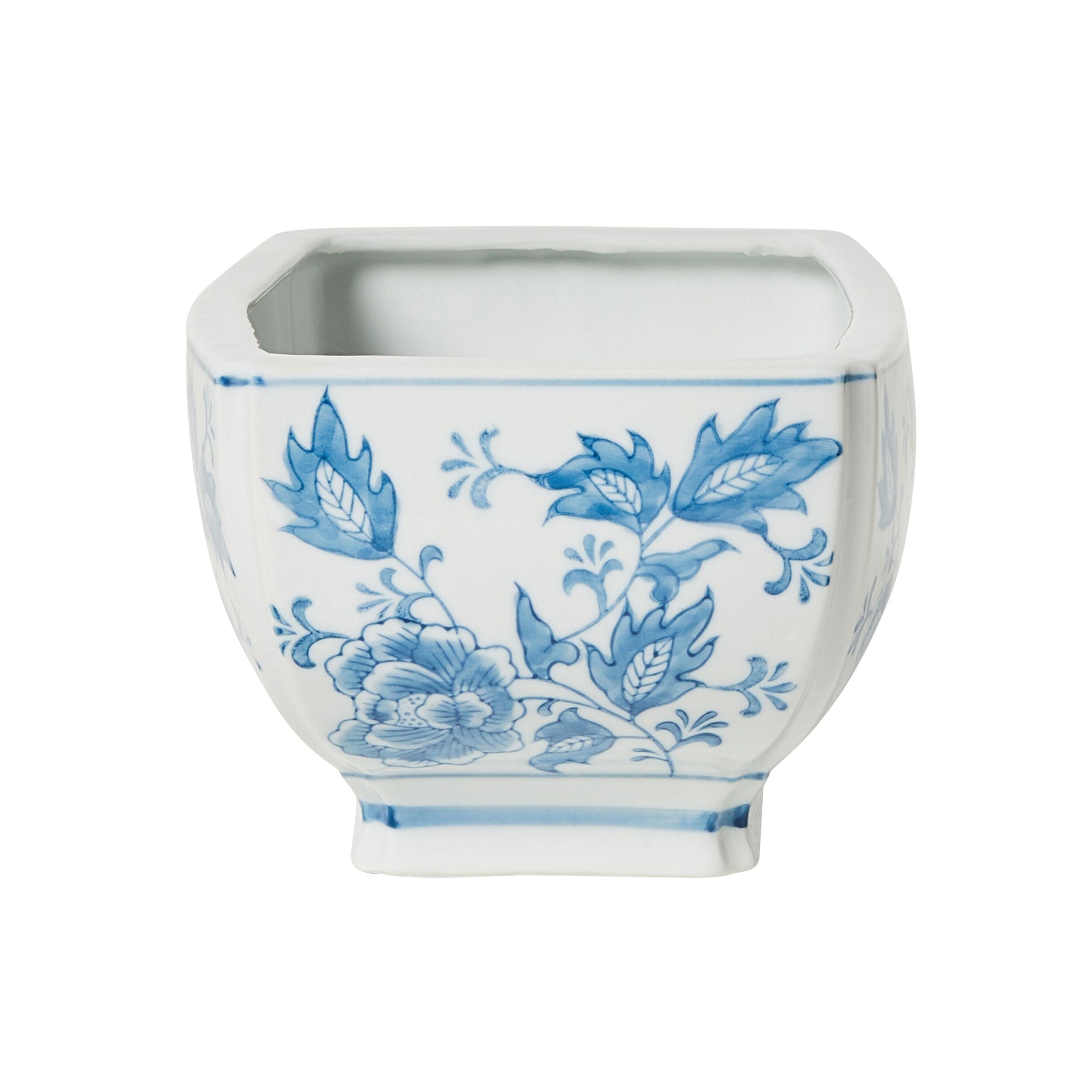 Celadon Fleur Rectangle Bowl 25.5x16.5x12.5cm