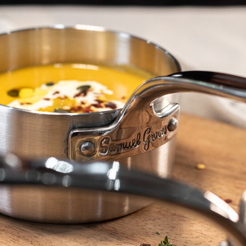 Serveware minikasserollesett 3 deler 9 cm stål