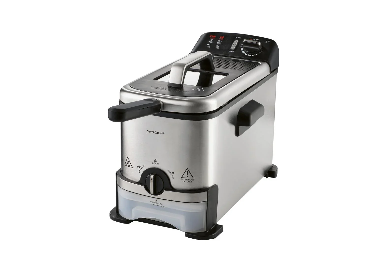 SILVERCREST KITCHEN TOOLS Friteuse en acier inoxydable