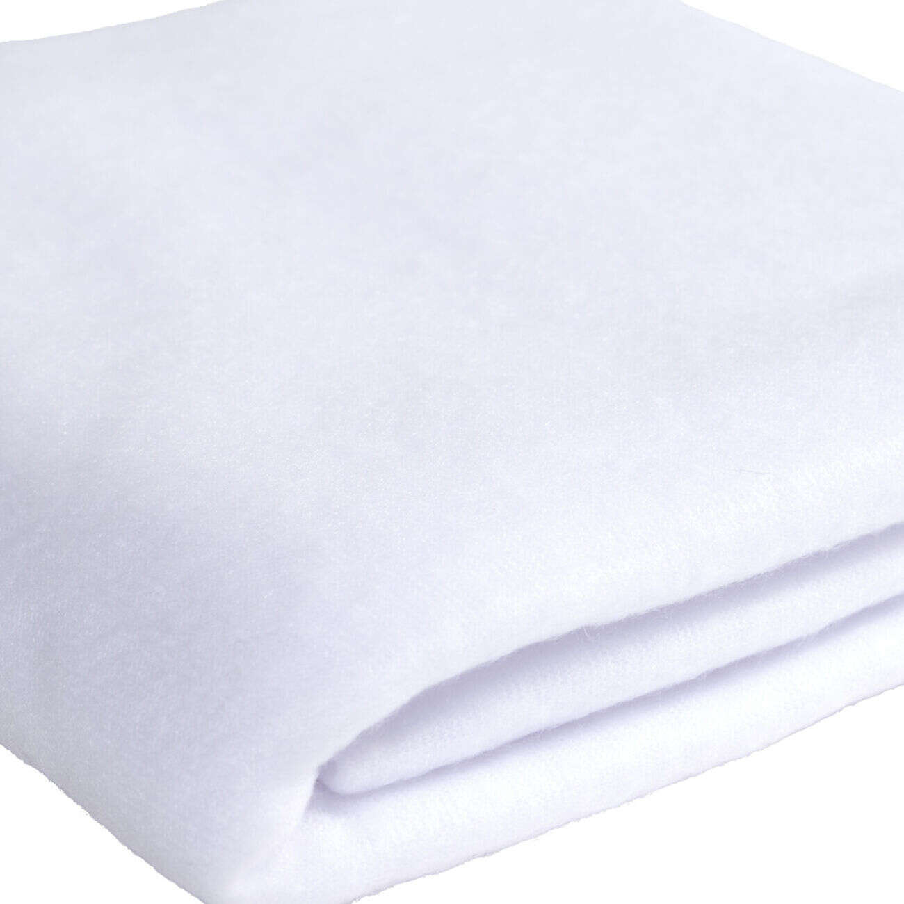 Protège oreiller rectangulaire blanc 53x73cm