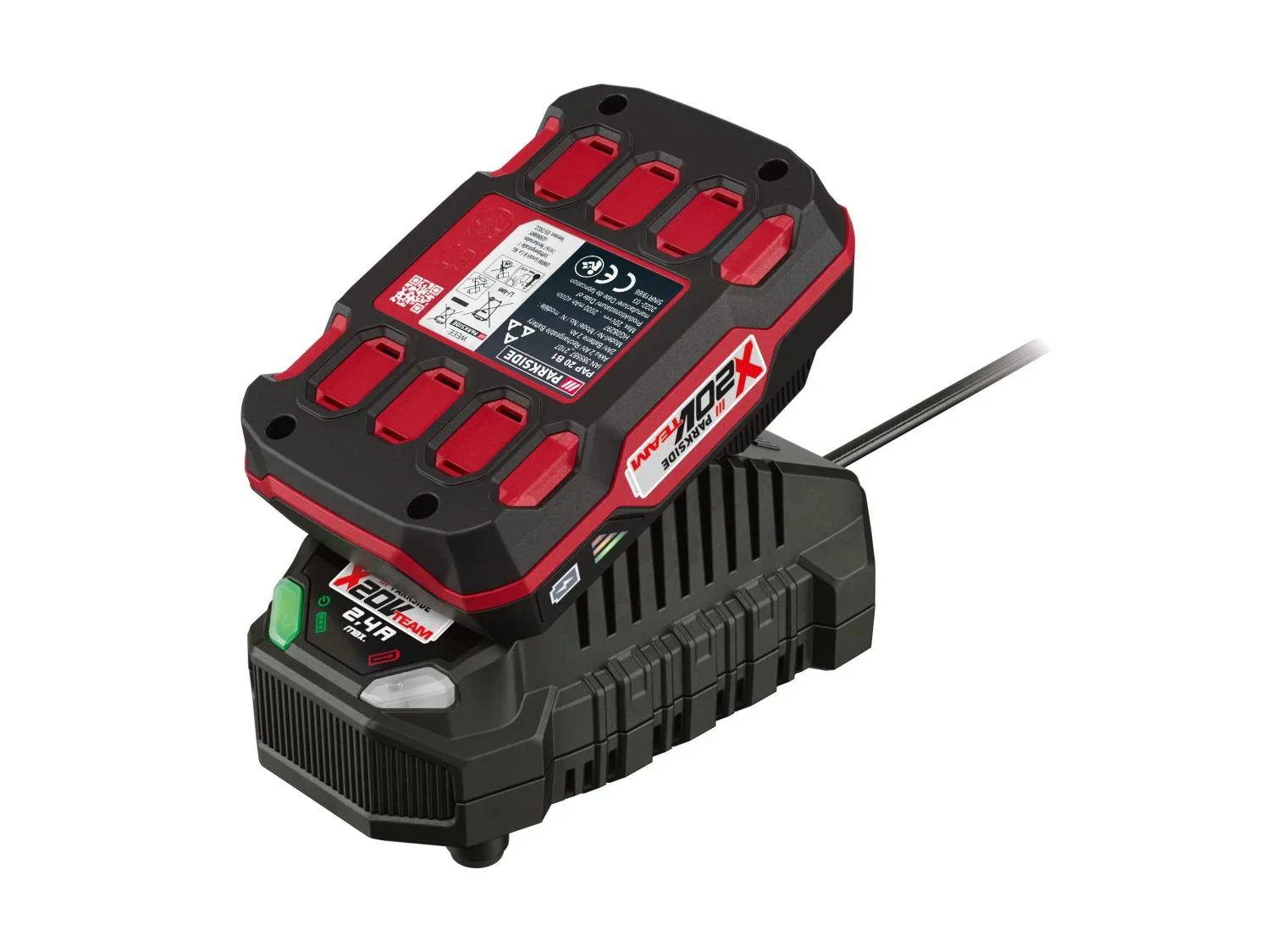 PARKSIDE Batterie PAP 20 B1 et chargeur PLG 20 C1, 20 V