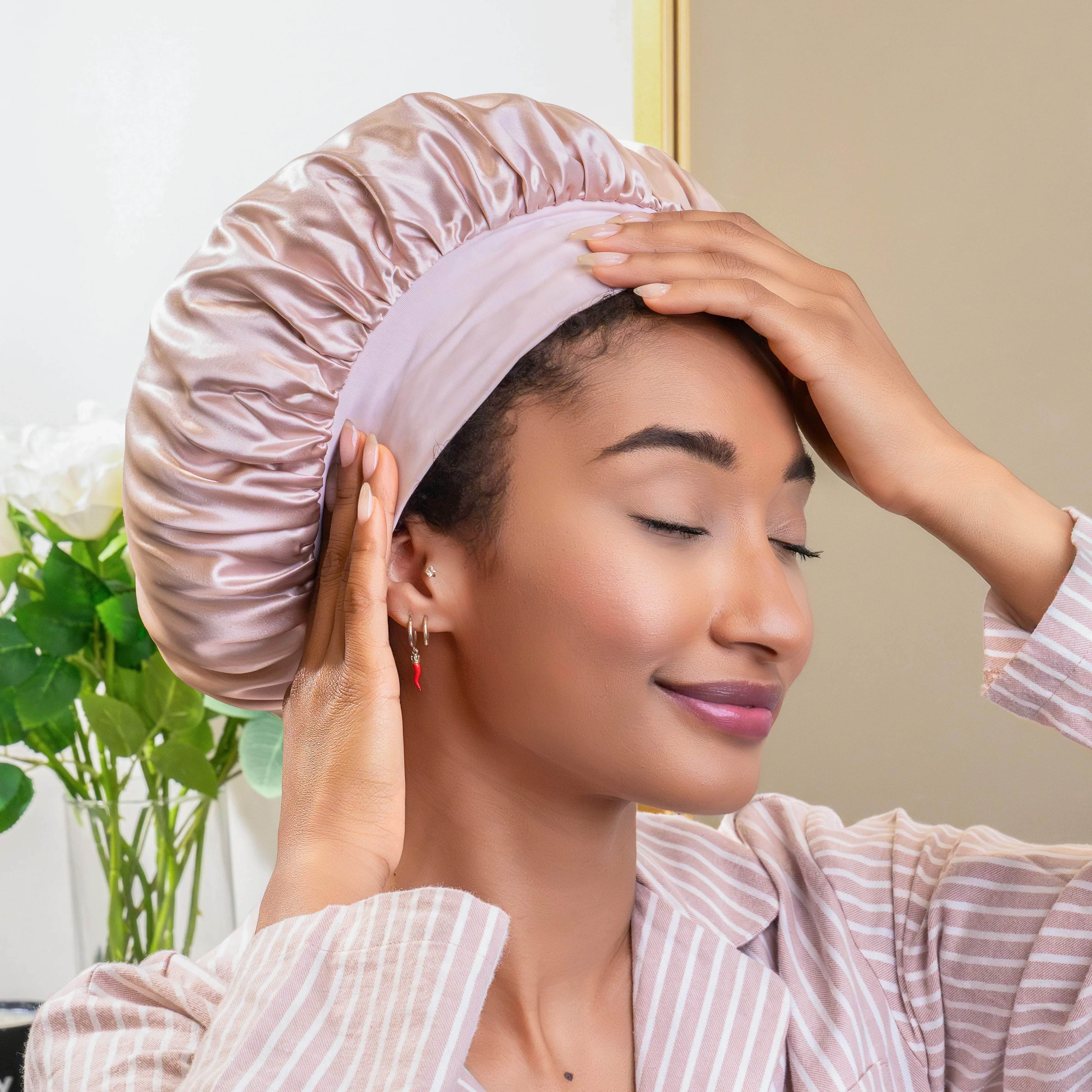 Blissy Halo Bonnet -  Pink