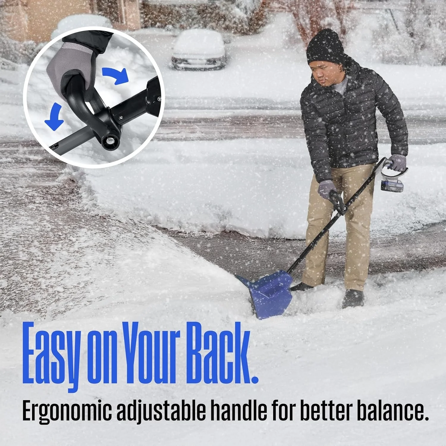 24V Cordless Electric Snow Shovel �C 11 Inch, 20ft Throw, 75lbs/Min, Tool Only (Battery/Charger Sold Separately) - Image 6