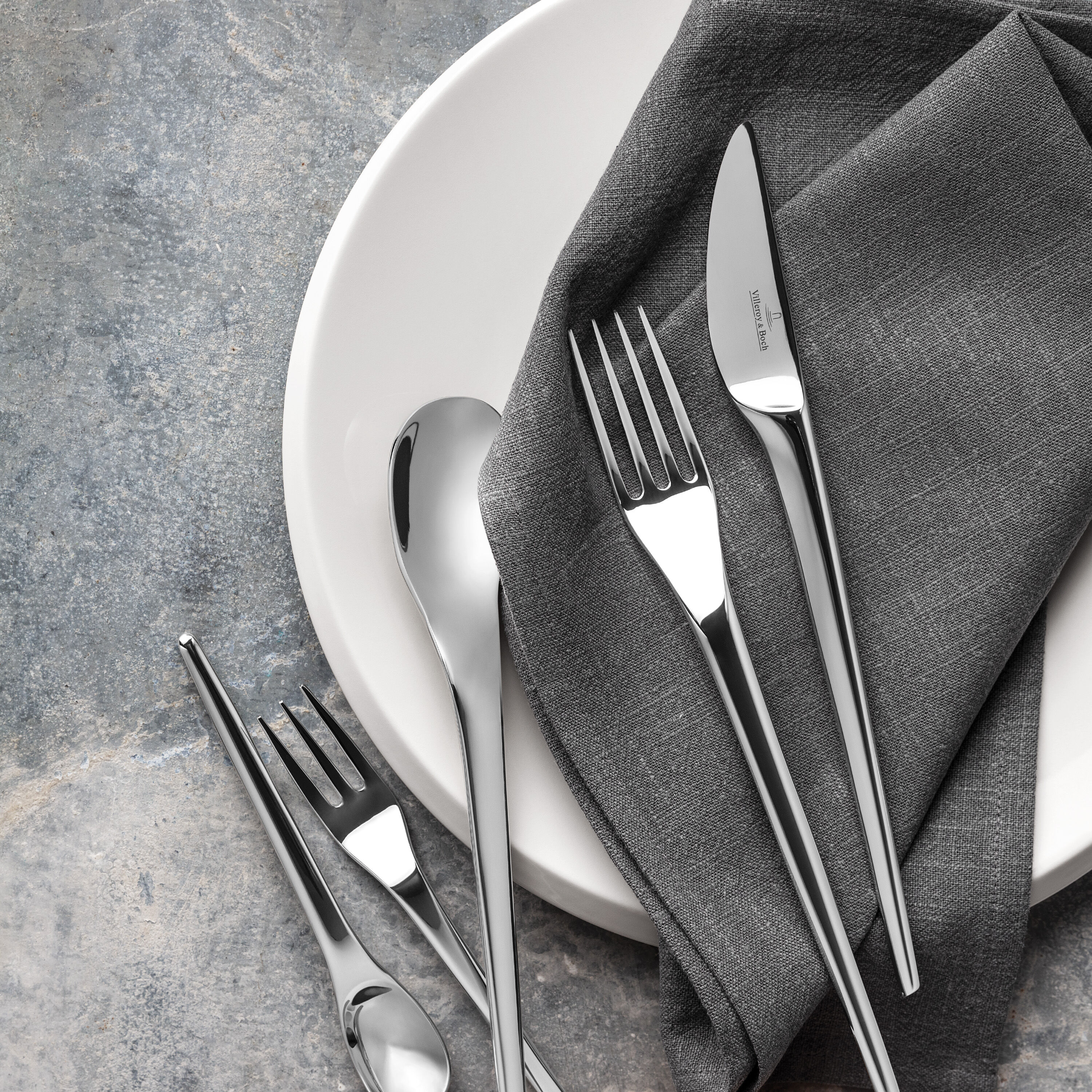 NewMoon 20-piece flatware set - stainless steel