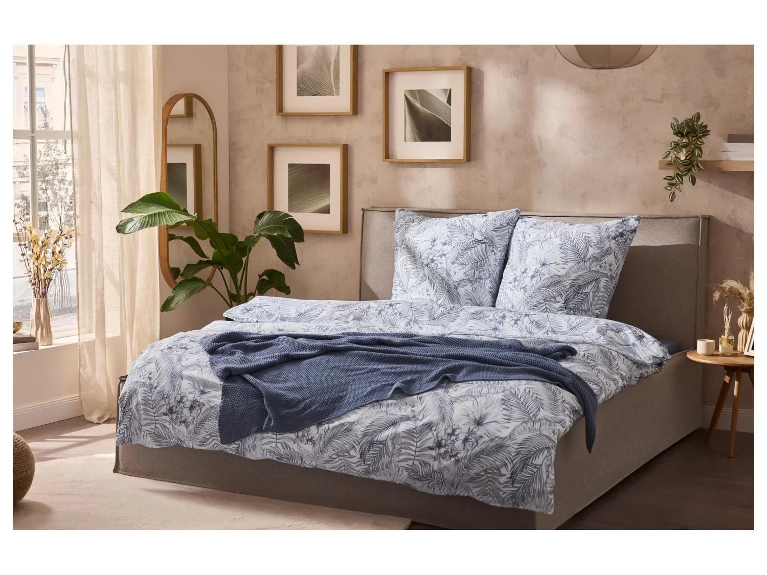 LIVARNO Parure de lit en coton mlang, 270 x 280