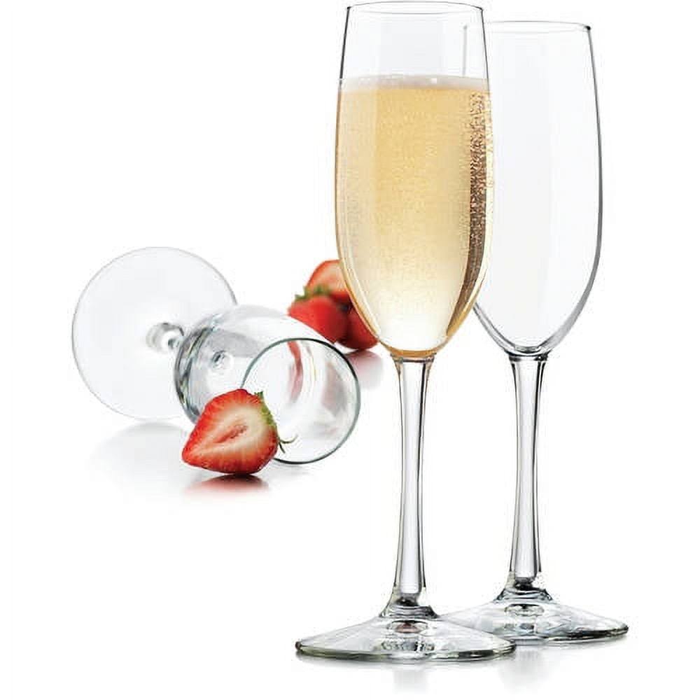 Libbey Glassware 6 Ounce Champagne Flute - 4 pc