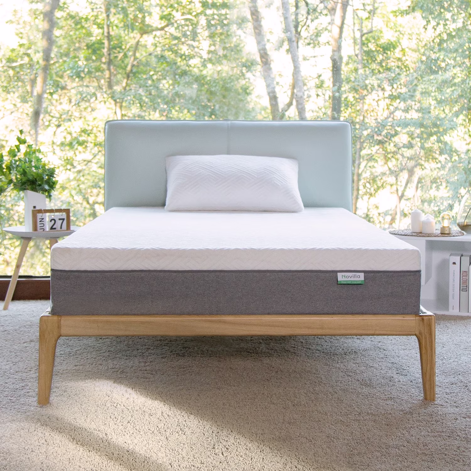 Novilla Full Mattress 10 inch Bliss Memory Foam Mattress in a Box Full Size Bed Mattress
