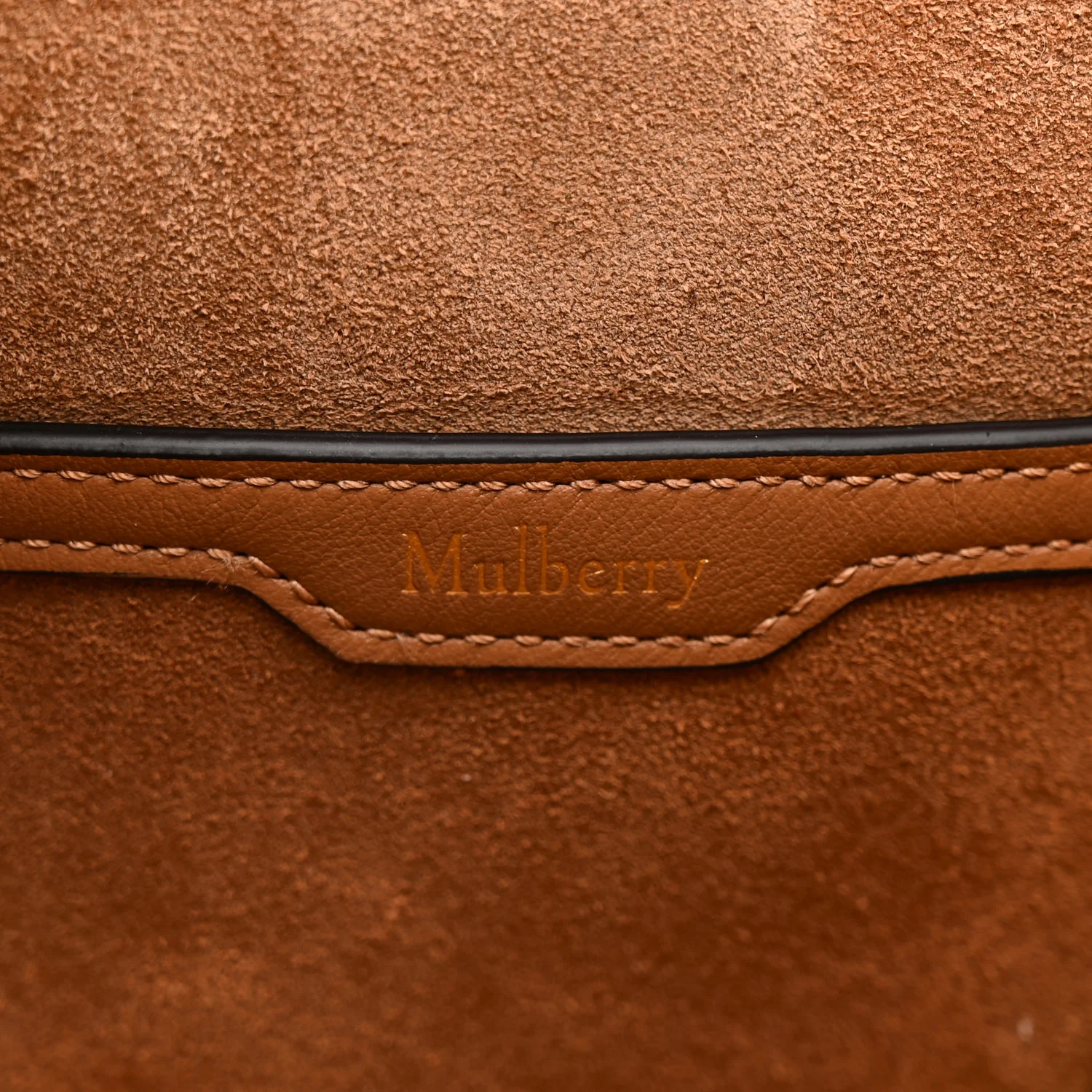 Silky Calfskin Mini Rider's Top Handle Bag Teak