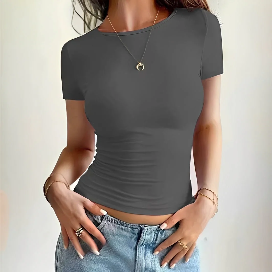 Becky - T-Shirt Ajusté Décontracté