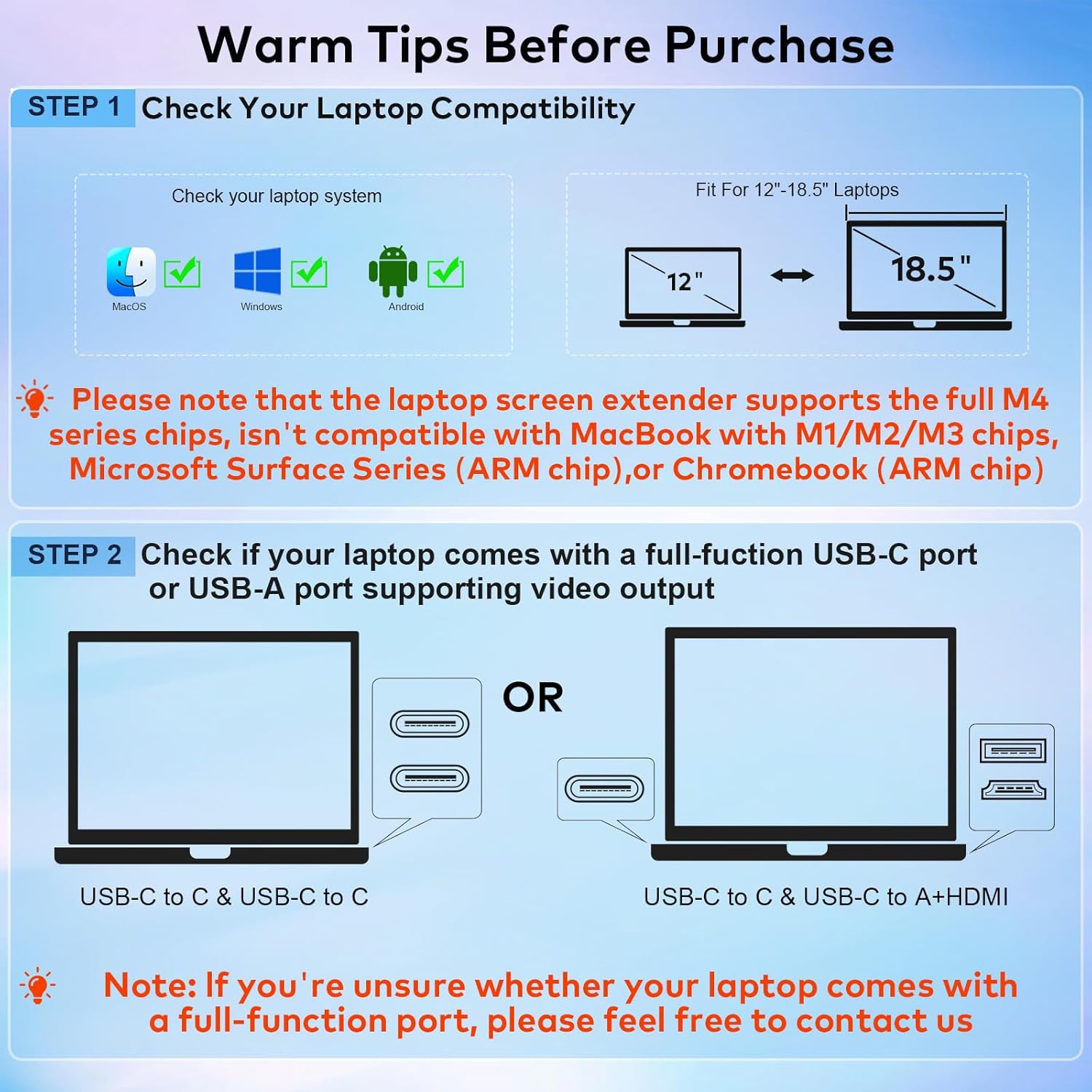 Laptop Screen Extender  15.6