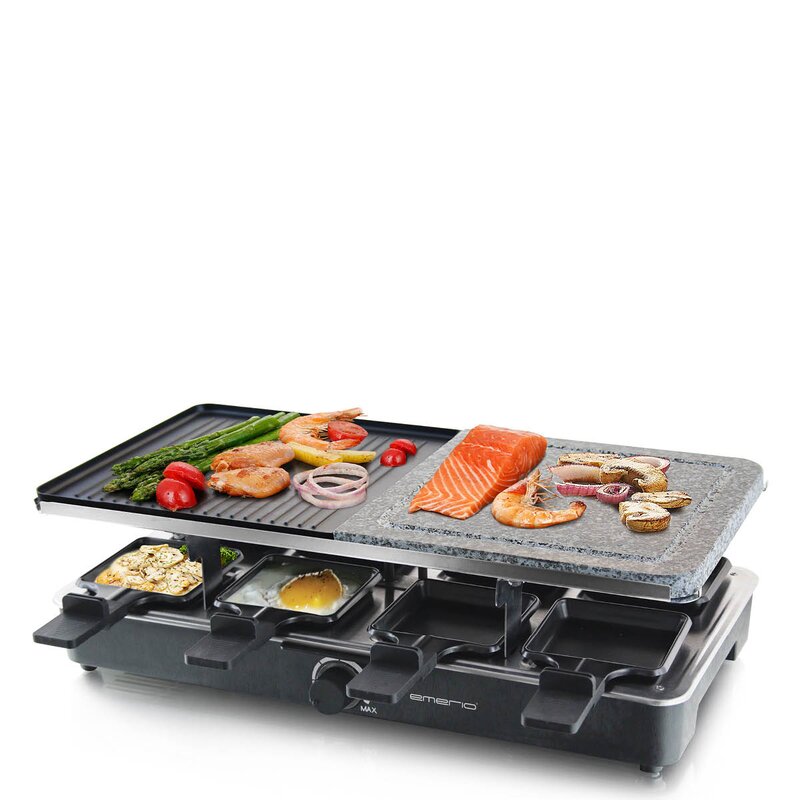 Raclette RG-110035 8 personer granitt/støpejern