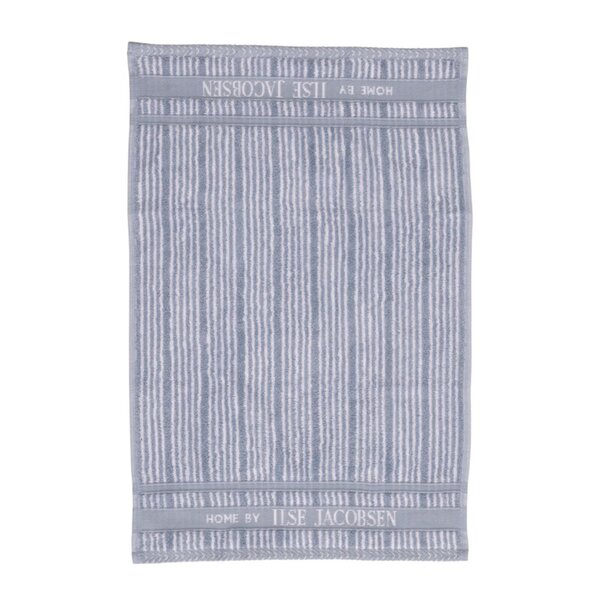 Bath Collection gjestehåndkle 40x60 cm 2 stk powder blue stripes