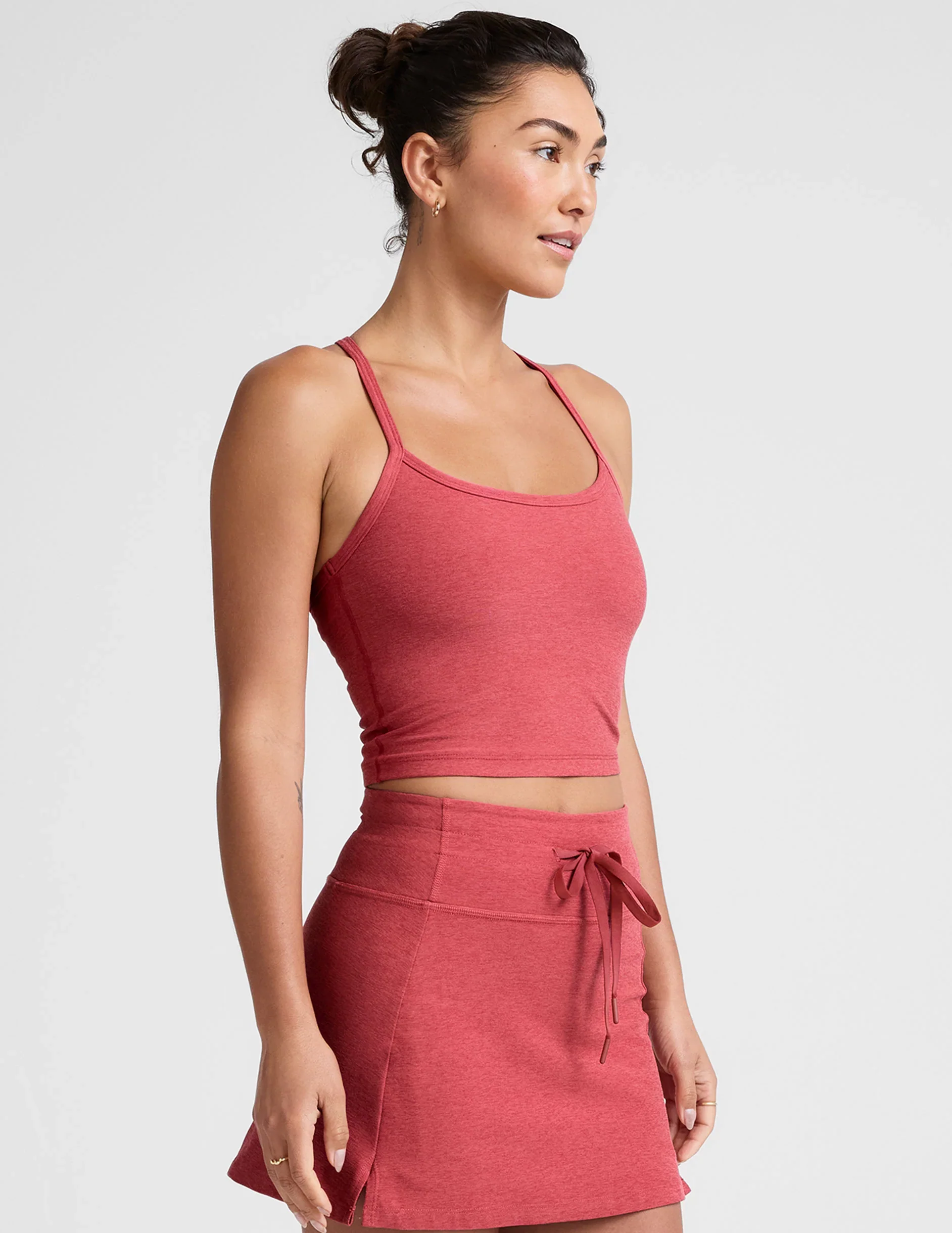 Spacedye™ Slim Racerback Cropped Tank