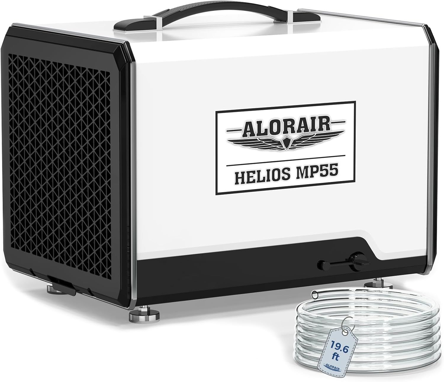 ALORAIR 120 PPD Commercial Dehumidifier with Pump, Crawl Space Dehumidifier for Up to 1,500 Sq. Ft., Portable Industrial Water Damage Unit for Basement, Home, Garage, Attic, 5-Year Limited Warranty