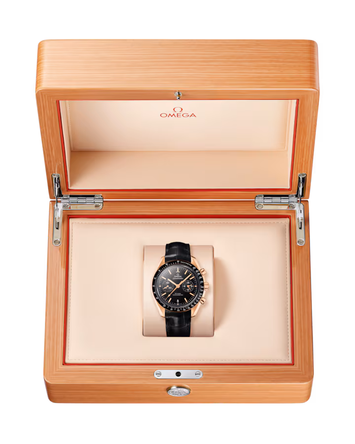 Omega Speedmaster TWO COUNTERS Orange gold Black 44.25mm
