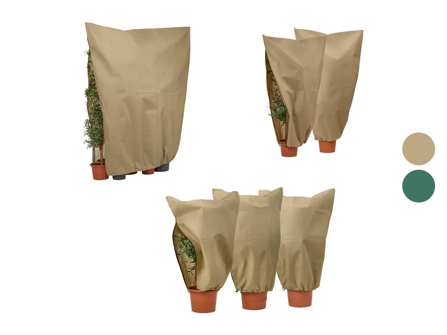 PARKSIDE Housse(s) de protection pour plantes en non-tiss