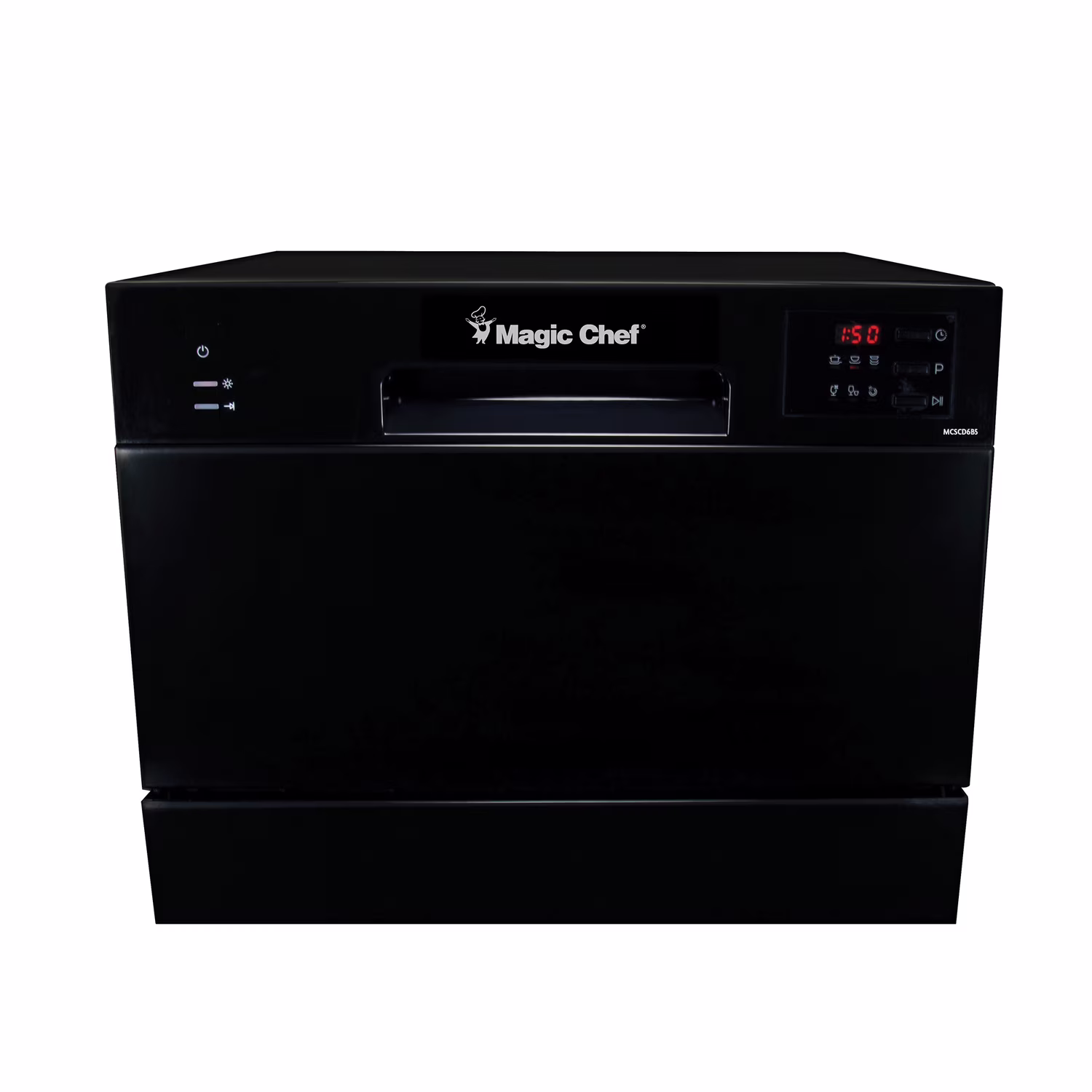 Energy Star 6-Place Setting Countertop Dishwasher (Model MCSCD6W5) Fits under cabinetry as it sits 17.2" Tall(White) - Image 3
