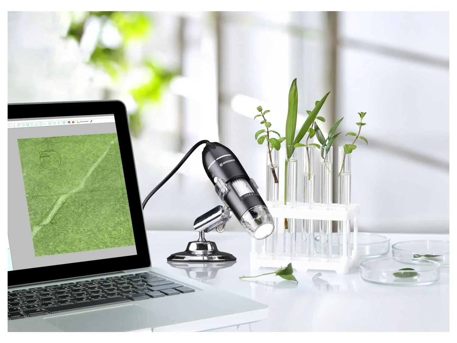 BRESSER Microscope USB numrique