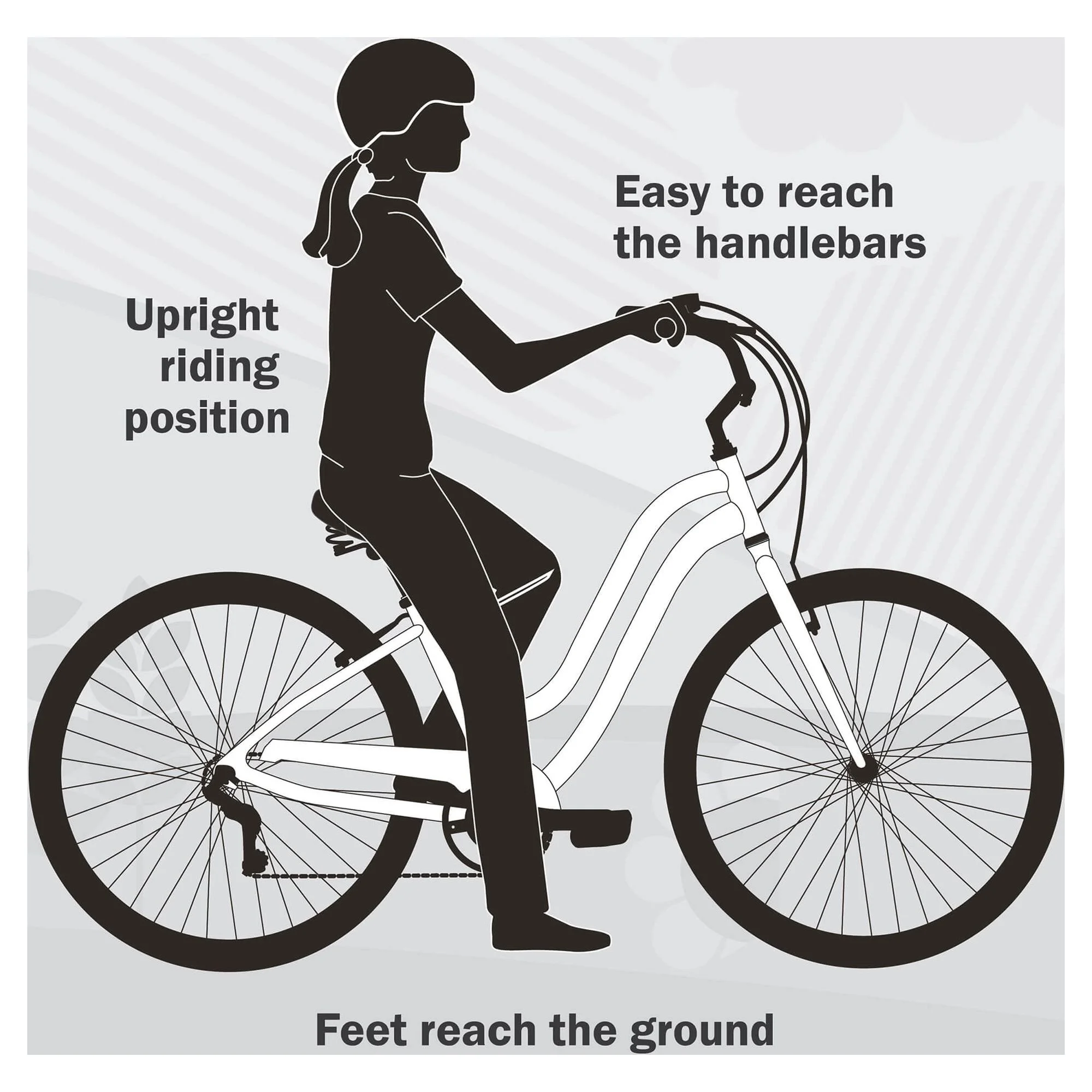 26" Nel Lusso Cruiser Bike, Fits Riders 5'0"+, Matte Black, Adult, Men's(Black/26") - Image 7